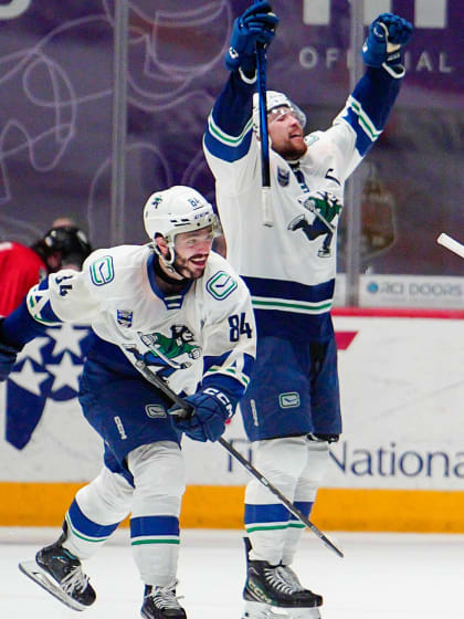 Abbotsford Canucks Charlotte Checkers Calder Cup Finals Game 1 recap June 13
