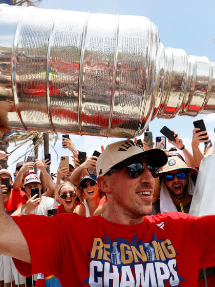 Panthers continue celebration with beachfront parade