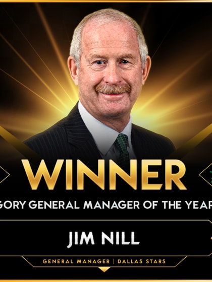 Jim Nill of Stars named GM of the Year