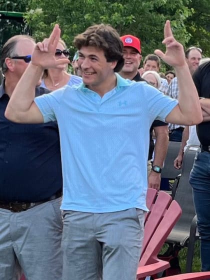 Nashville Predators Brady Martin NHL Draft watch party on family farm