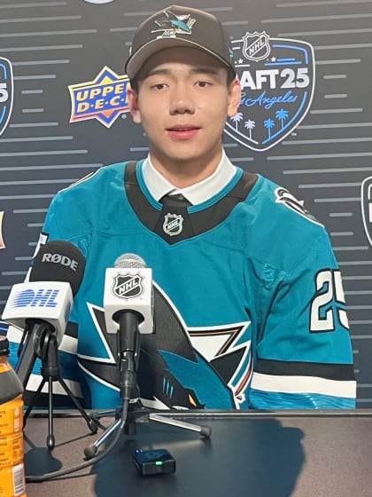 San Jose Sharks Simon Wang inspired by NHL China games