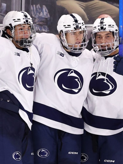 Penn State University Gavin McKenna fired up for Michigan State