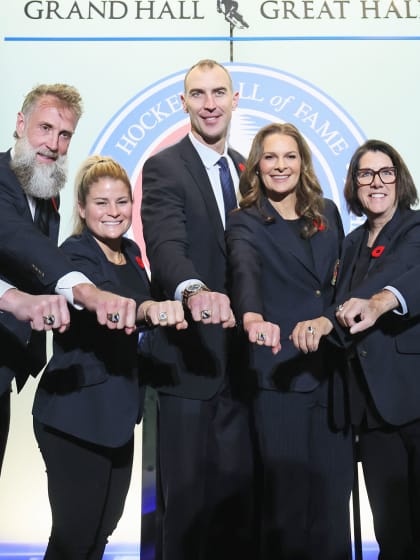 Hockey Hall of Fame class talks influences at ring ceremony