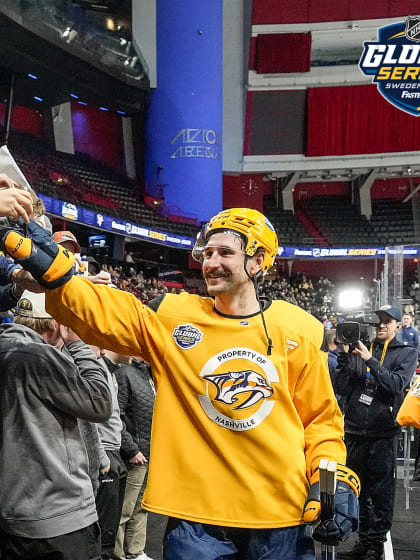 Filip Forsberg thanks teammates relishes great week at Global Series with Nashville Predators