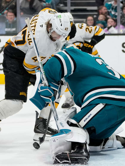 Boston Bruins San Jose Sharks game recap November 23 2025