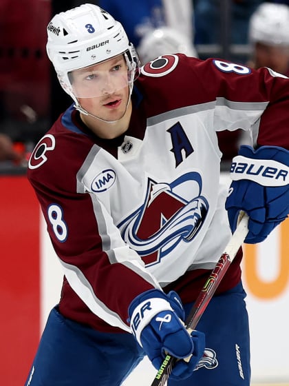 NHL Edge stats Cale Makar Quinn Hughes comparison 2025-26