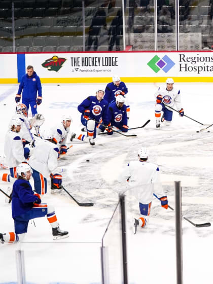 PHOTOS: Islanders Morning Skate Jan. 10