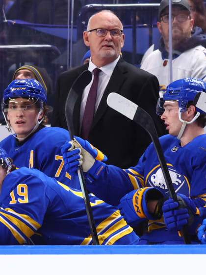 NHL EDGE stats Buffalo Sabres Lindy Ruff Jack Adams contender 2025-26