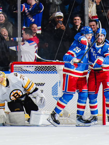 Rangers verderben Bruins und Pastrnak die Feier
