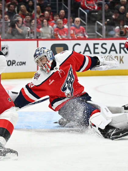 Clay Stevenson gets first NHL win with Washington Capitals