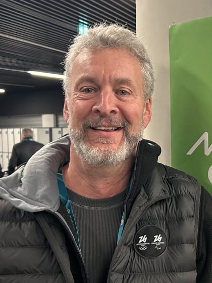 Colorado Avalanche PA announcer Alan Roach calling mens Olympic hockey games 