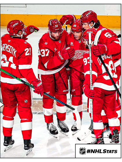 Morning Skate: Veterans lead Red Wings, Penguins to wins