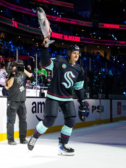 Bobby McMann delivering for Kraken after trade from Maple Leafs