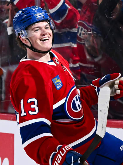 Cole Caufield approaching 50 goals for Montreal Canadiens
