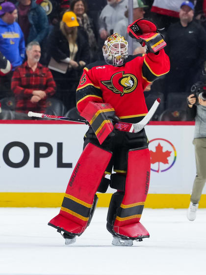 Linus Ullmark Ottawa Senators vinnare men blickar redan framåt