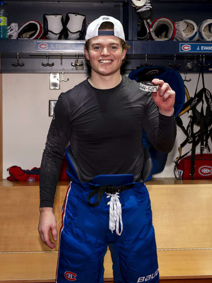Cole Caufield joins Montreal Canadiens greats in 50 goal club