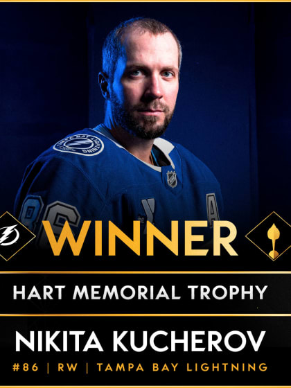 Tampa Bay Lightning Nikita Kucherov surprised with Hart Trophy as NHL MVP