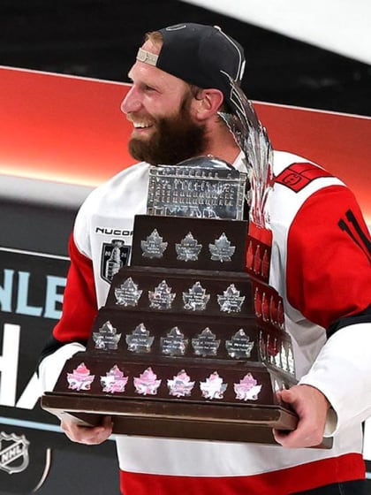 NHL EDGE stats Jordan Staal Carolina Hurricanes Conn Smythe trophy favorite 2026