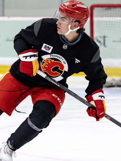 Carson Carels embracing it all at Calgary Flames development camp