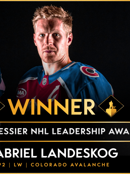 Colorado Avalanche Gabriel Landeskog wins 2026 Mark Messier NHL Leadership Award
