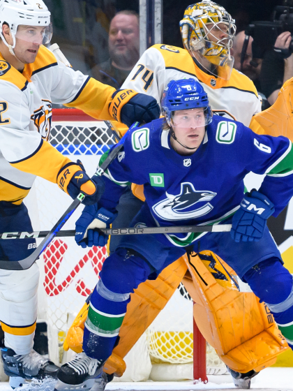 Brock Boeser adjustment to net front paying off for Vancouver Canucks