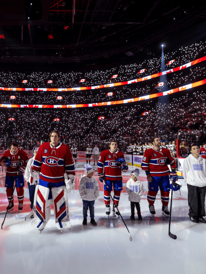 Hockey Fights Cancer Night at the Bell Centre