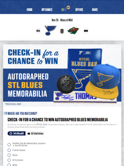 Check-in for a Chance to Win!
