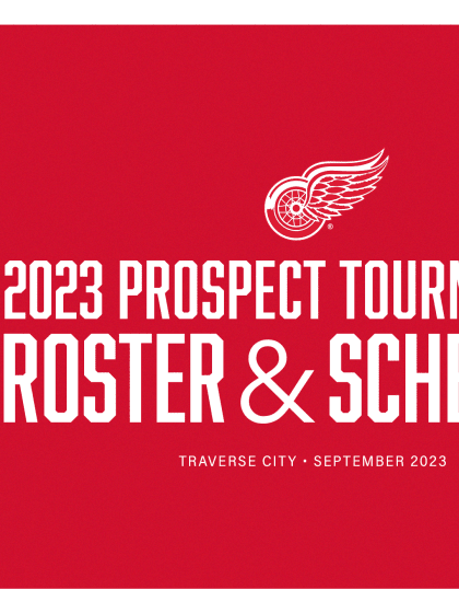 Red Wings release 2023 NHL prospect tournament roster and schedule