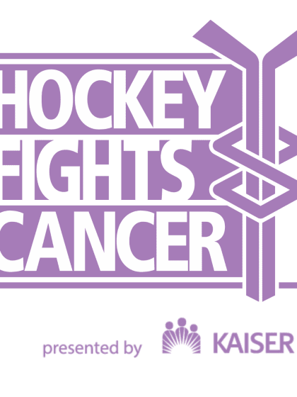 Sharks Foundation gives $50,000 to support families affected by cancer during hockey fights cancer month presented by Kaiser Permanente 
