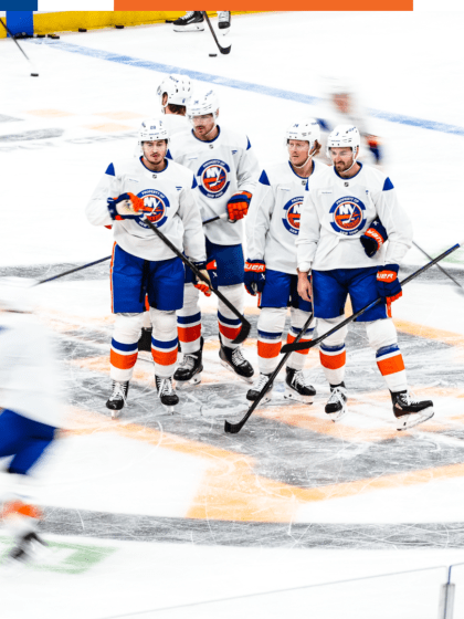 PHOTOS: Islanders Morning Skate in Boston