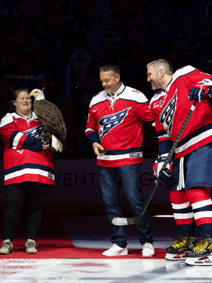 Screaming Eagle Ceremonial Puck Drop