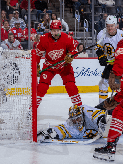 Boston Bruins Detroit Red Wings game recap March 21 2026