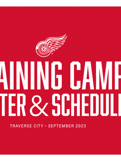 Red Wings unveil training camp teams for Traverse City
