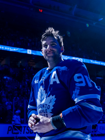 John Tavares happy to celebrate with Maple Leafs a week after goal No. 500