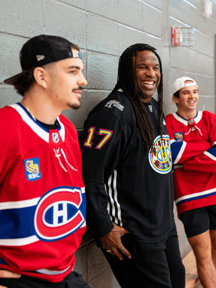 Habs team up with Nos Jeunes à Coeur in Montreal-North