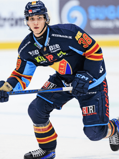 Victor Eklund known for fearless style of play entering 2025 draft