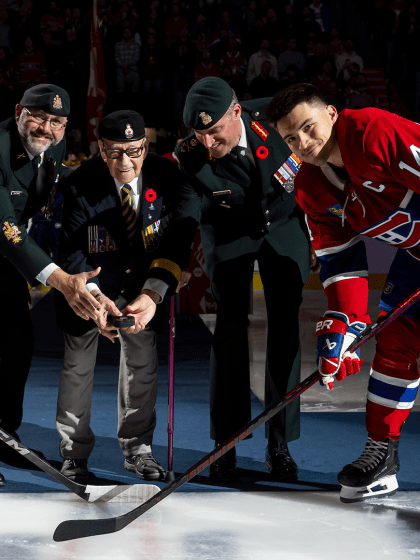 Soirée Hommage aux militaires au Centre Bell