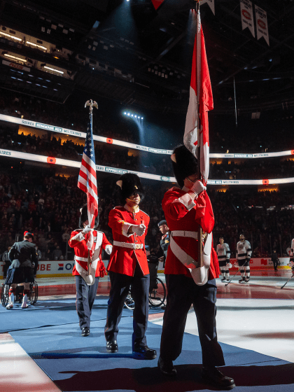 Military Appreciation Night at the Bell Centre