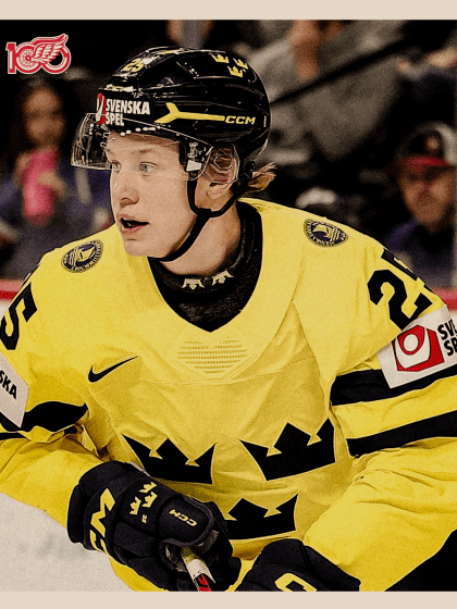 Red Wings sign Eddie Genborg to three-year, entry-level contract 