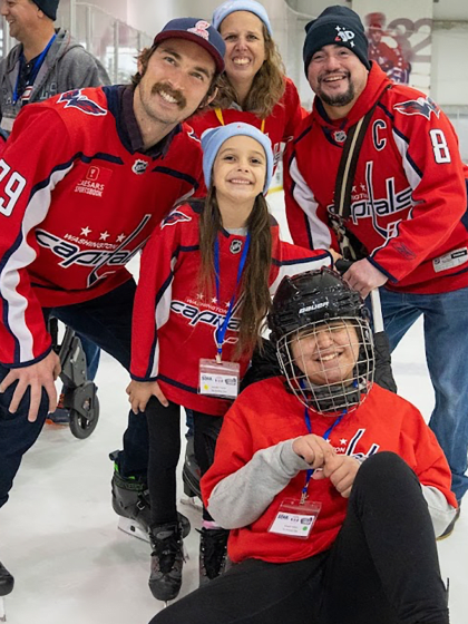 Dowd, Lindgren combine for adaptive hockey experience for local youths