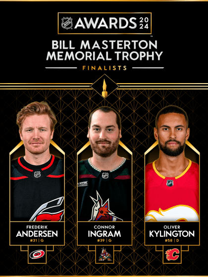 2024 NHL Masterton Trophy finalists announced