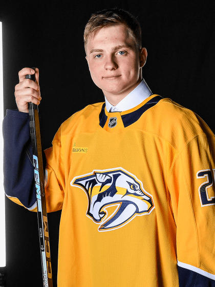 Egor Surin hopes to be physical force in Nashville Predators future