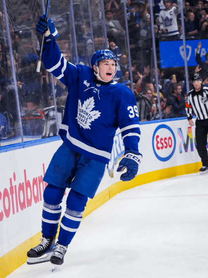 Fraser Minten 1st NHL goal sparks short-handed Toronto Maple Leafs