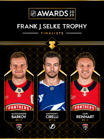 Selke Trophy finalists for best defensive forward for 2024-25 announced by NHL