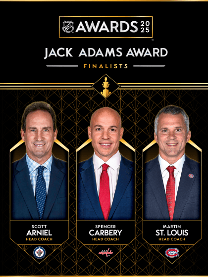 Jack Adams Award finalists for best coach of 2024-25 announced by NHL