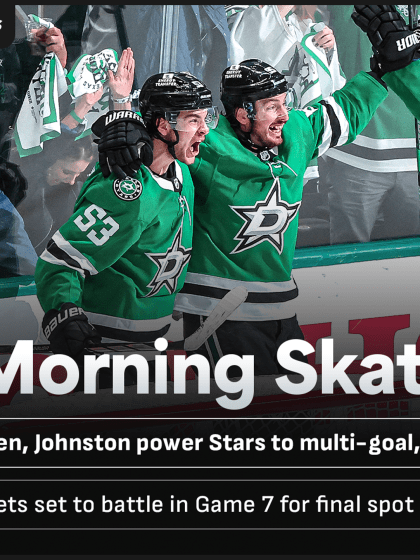 Morning Skate: Rantanen hat trick leads Game 7 rally