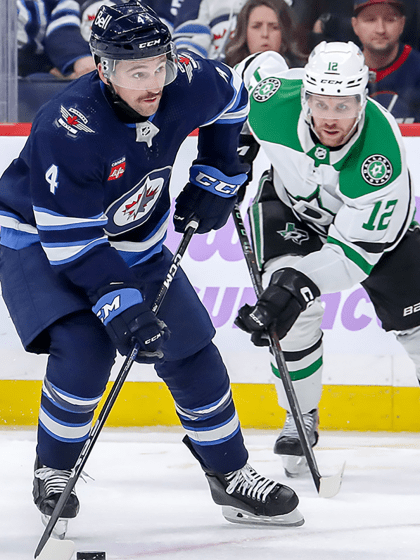 EDGE stats insights for Winnipeg-Dallas series