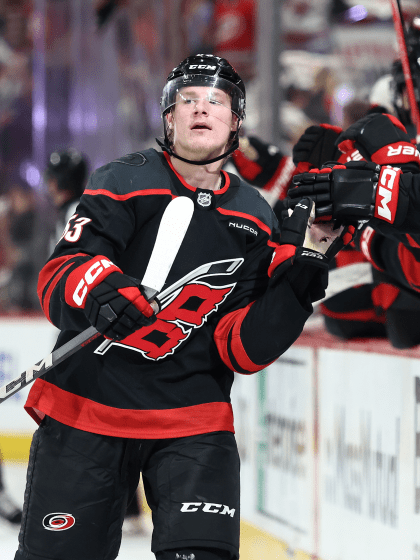 Jackson Blake follows dad's footsteps to NHL, postseason