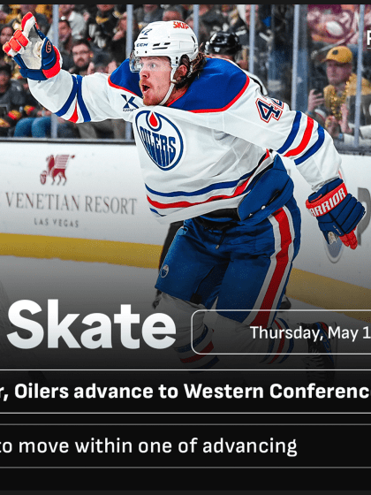 Morning Skate: Oilers advance to conference final