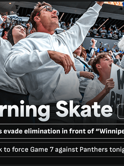 Morning Skate: Hellebuyck, Jets avoid elimination